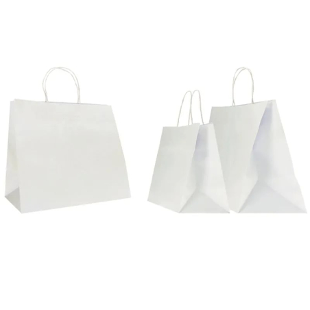 SAC PAPIER  POIGNÉE TORSADÉES| 54x14x45