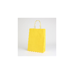 SAC PAPIER  POIGNÉE TORSADÉES| 26x11x35