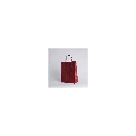 SAC PAPIER  POIGNÉE TORSADÉES| 26x11x35