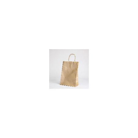 SAC PAPIER  POIGNÉE TORSADÉES| 26x11x35
