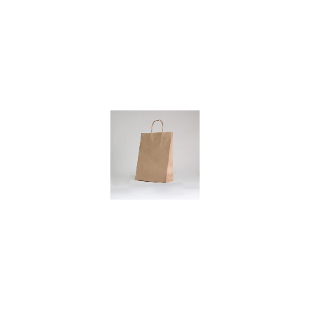 SAC PAPIER  POIGNÉE TORSADÉES| 36x12x41