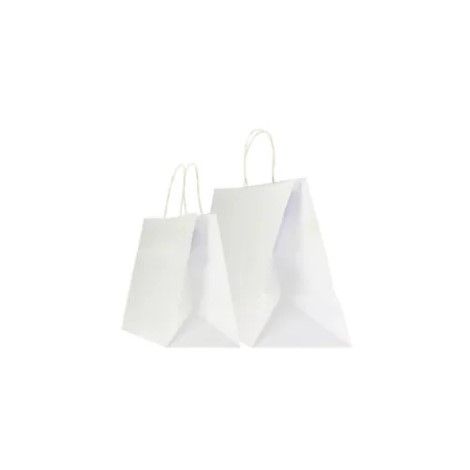 SAC PAPIER  POIGNÉE TORSADÉES| 45x15x50
