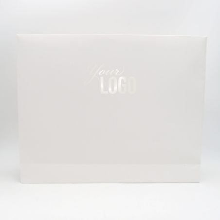 Pochette papier personnalisée Noblesse 52x11x42 CM | POCHETTE PAPIER NOBLESSE | IMPRESSION A CHAUD