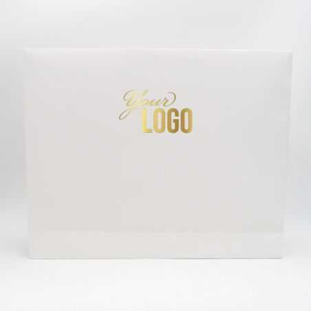 Pochette papier personnalisée Noblesse 52x11x42 CM | POCHETTE PAPIER NOBLESSE | IMPRESSION A CHAUD