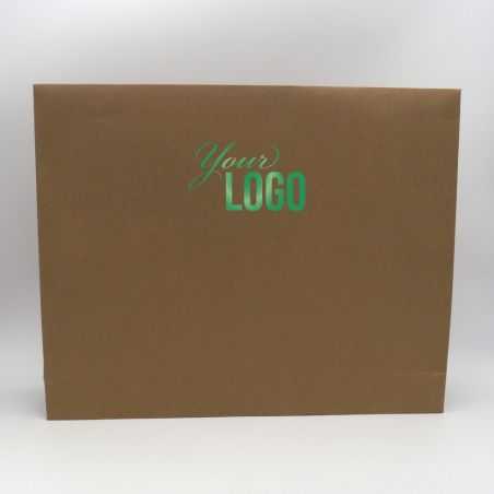 Pochette papier personnalisée Noblesse 52x11x42 CM | POCHETTE PAPIER NOBLESSE | IMPRESSION A CHAUD