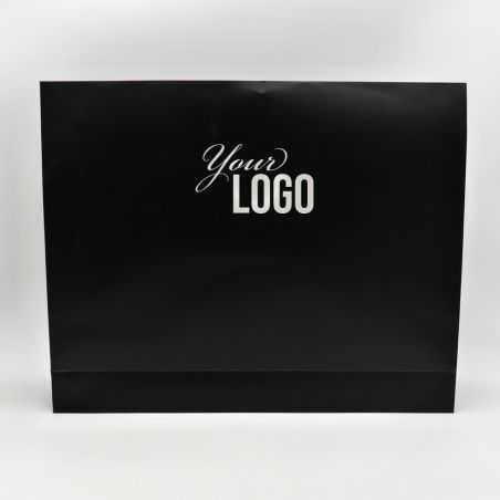 Pochette papier personnalisée Noblesse 52x11x42 CM | POCHETTE PAPIER NOBLESSE | IMPRESSION A CHAUD