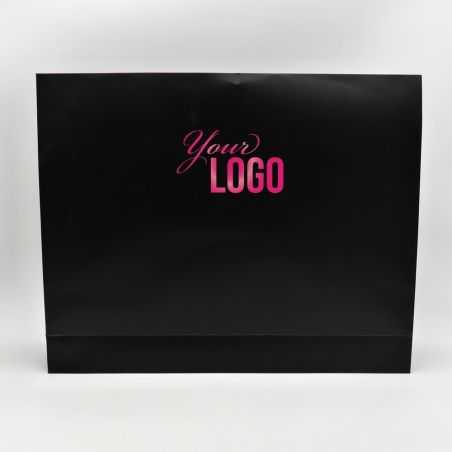 Pochette papier personnalisée Noblesse 52x11x42 CM | POCHETTE PAPIER NOBLESSE | IMPRESSION A CHAUD