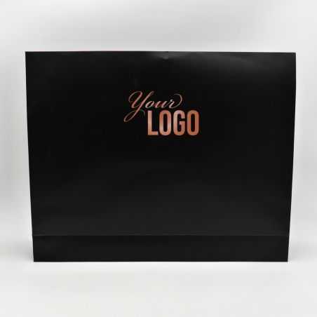 Pochette papier personnalisée Noblesse 52x11x42 CM | POCHETTE PAPIER NOBLESSE | IMPRESSION A CHAUD