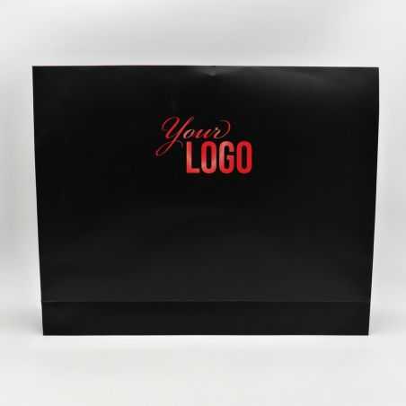 Pochette papier personnalisée Noblesse 52x11x42 CM | POCHETTE PAPIER NOBLESSE | IMPRESSION A CHAUD