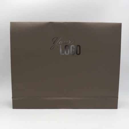 Pochette papier personnalisée Noblesse 52x11x42 CM | POCHETTE PAPIER NOBLESSE | IMPRESSION A CHAUD