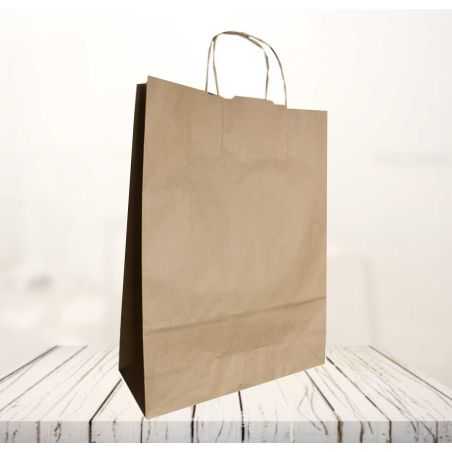 Sac papier personnalisé Safari 32x12x41 CM | SAC PAPIER SAFARI | IMPRESSION FLEXO EN DEUX COULEURS SUR ZONES PRÉDÉFINIES SUR ...