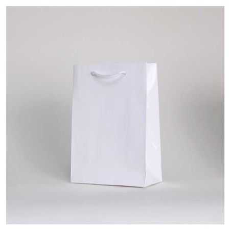Sac papier personnalisé Noblesse Plastifié 42x11x38 CM | SAC PAPIER NOBLESSE PLASTIFIÉ | IMPRESSION EN SÉRIGRAPHIE SUR UNE FA...